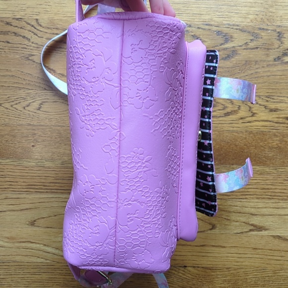 NWT Betsey Johnson LBSKYLAR Backpack In Pink - Picture 8 of 15